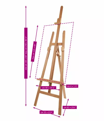 Mabef kolmijalkateline M-13 - Maalaustelineet - 533022 - 2