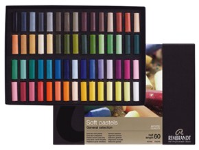 Rembrandt Soft Pastels C 60,5 yleissävyt puolikkaat - Kuivapastellit ja pastelliliidut - 004061305 - 1